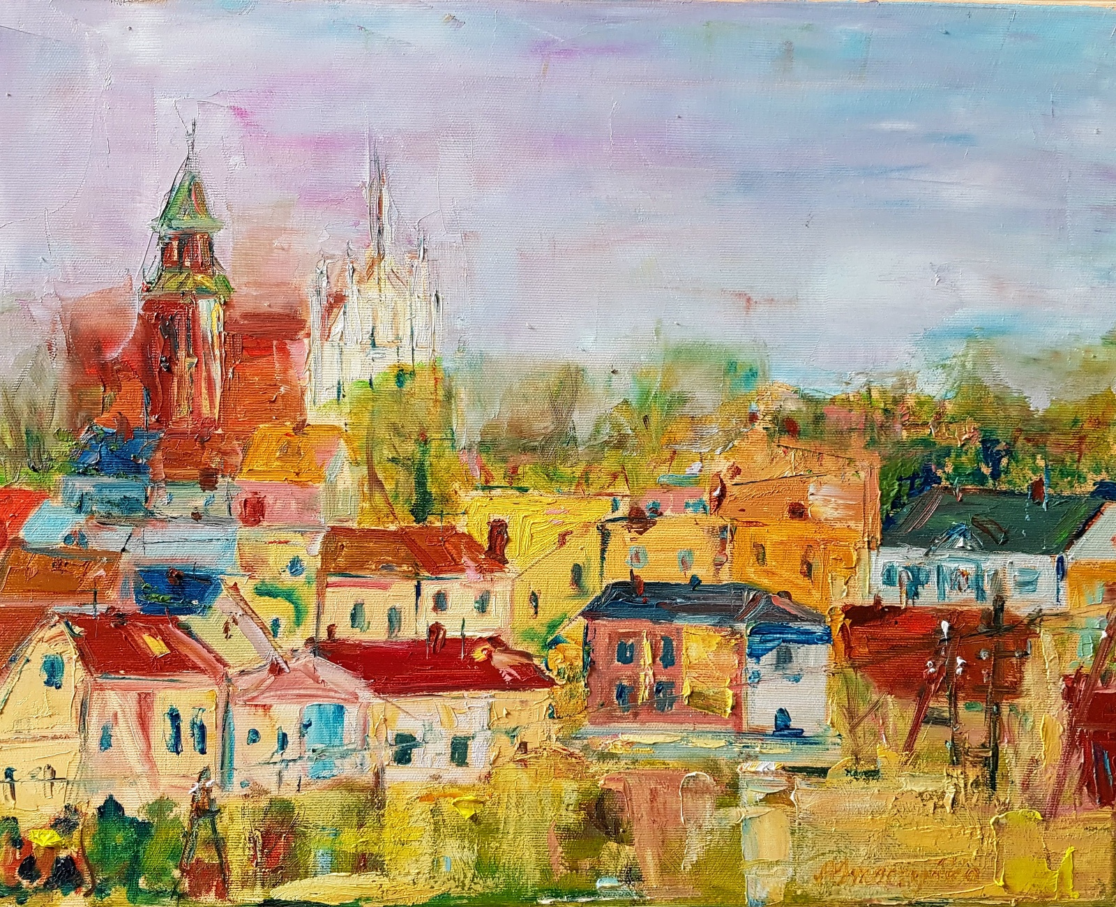  2022 Kolorowa Biała Rawska 50x40